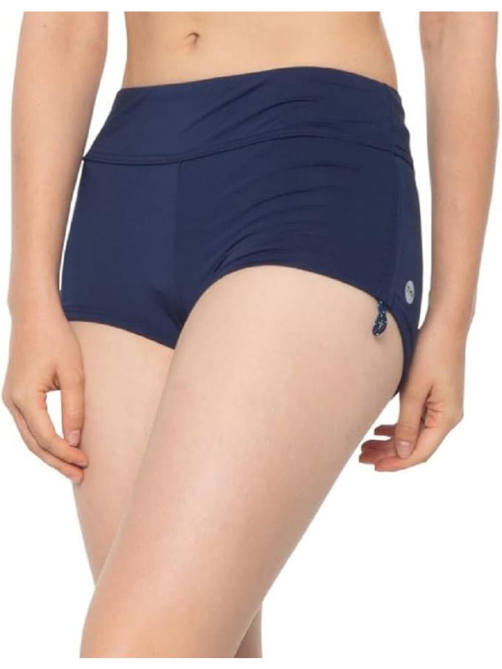 NWT TYR Women's Solid Della Swim Bottoms Navy X-LARGE